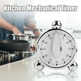thumbnail image 4 of 60 Minute Timer Manual Digital Countdown Alarm Clock Stopwatch Timer Mechanical Timers Magnetic Cook S4G2 Shower, 4 of 8