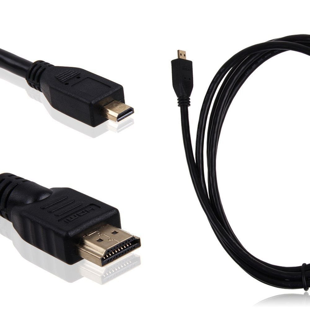 6FT Micro HDMI Video/Audio Output HDTV TV Cable Lead Cord For Sony