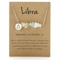 thumbnail image 1 of SIfdSeng Collier en Pierre Design 12 Constellations Gravier Combinaison Collier Pendentif en Acier Inoxydable, 1 of 8