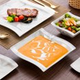 thumbnail image 6 of vancasso 36 pcs Dinnerware Sets, Plates and Bowls Set for 6, Porcelain Dinner Set, Marble Gray, 6 of 8