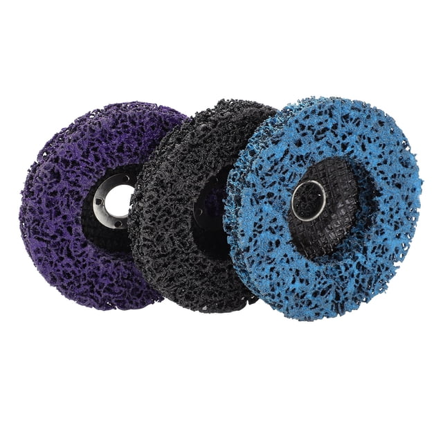 Roue de Polissage 3 Pcs Disque de Polissage Tampon Roue de Lustrage Outil de Meulage en Résine Élastique Abrasifs 4 Po 100x16mm