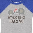 thumbnail image 4 of Inktastic My Godfather Loves Me Godson Boys or Girls Baby Bodysuit, 4 of 5
