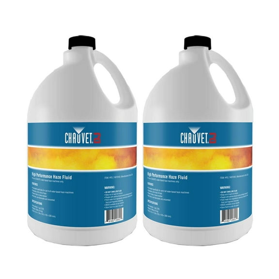 NEW! (2) Gallon Bottles of CHAUVET HURRICANE HFG Smoke/Fog Haze Machine Fluid