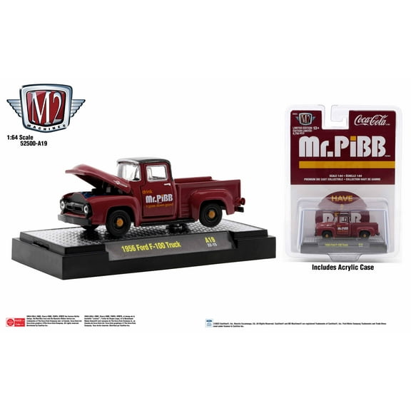 M2 Machines Coca-Cola Release A19 1956 Ford F-100 Truck