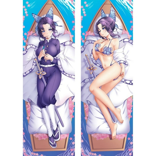 Funda De Almohada Anime Chica Demon Slayer Sexy Cuerpo Dakimakura Kamado Kawaii Almohadas Waifu Walmart en linea