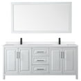 thumbnail image 3 of Wyndham Collection Wcv252580d-Qtz-Unsm70 Daria 80" Free Standing Double Basin Vanity Set -, 3 of 7