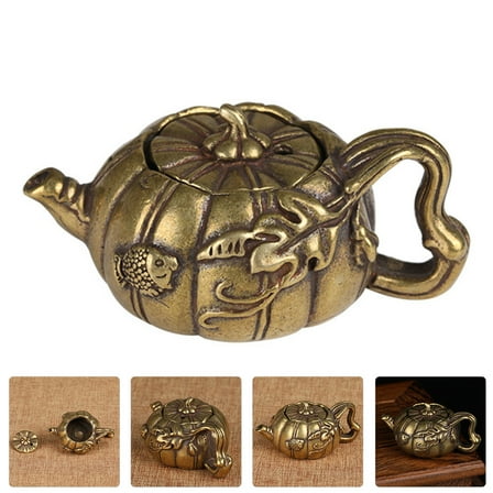 Homoyoyo Unique Teapots Brass Golden 1Pack