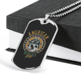 thumbnail image 3 of American Motards Gang Motard Collier en Acier Inoxydable Ou or 18 Carats Chien Tag 24", 3 of 8
