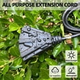 thumbnail image 3 of Cable de extensión YOJOE de 3 salidas, 80 pies, calibre 16, interior/exterior, 3 of 6
