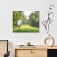 thumbnail image 6 of Xecao golf ball perched on a tee for Waterproof Framed Canvas Art - Modern Home Decor with Real Wood Frame for Gifting and Interior Design,Horizontal, 6 of 6