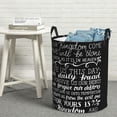 thumbnail image 6 of Prayer Of The Lord Foldable Laundry Hamper with Handle Storage Basket for Clothes Toys & Organizing, 6 of 6