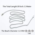 thumbnail image 4 of Latrodar 4 beaded chains, each 39-inch chain with two additional matching connectors Christmas Day Birthday Gifts for Grandma Mom Women, 4 of 5