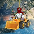 thumbnail image 3 of Cartoon Vehicles Christmas Pendant, Weather-Proof Wooden Hanging Cars Pendant for Your Fireplace, 3 of 8