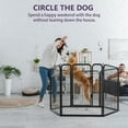 thumbnail image 2 of Cozgesto Dog Playpen Puppy Playpen Portable Pet Outdoor Dog Fence Run Barrier for Medium/Large/Small Dogs Dog Pen Indoor for RV Camping Garden Yard(6 Panels, 40"Height), 2 of 8