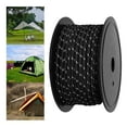 thumbnail image 1 of 30M 6mm Reflective Tent Rope Guylines, Multifunction Tent Awning Guide Rope Glow Black, 1 of 10