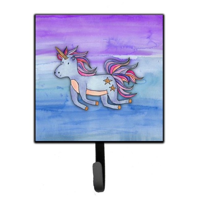 Laisse Ou Porte-Clés Aquarelle Licorne Bleue