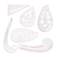 thumbnail image 3 of Sewing Rulers Kit, Plastic Sewing Rulers Hip Curve Ruler Sewing Curved Ruler Dressmaking Tool Clothing Rulers Set, 6pcs Sewing Rulers, Curve Ruler Tool Sweing Accessory For Sewing, 3 of 8