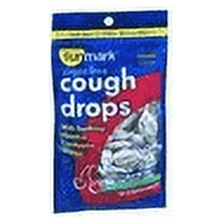 Sunmark Sugar Free Cough Drops W/ Soothing Menthol Eucalyptus, 25ct, 5-Pack