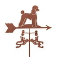 thumbnail image 1 of EZ Vane EZ1415-PT Poodle Dog Weathervane with Post Mount, 1 of 1