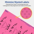 thumbnail image 5 of Avery Printable Oval Labels, Bright Pink, 4.25" x 2.5", 240ct, 5 of 11