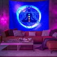 thumbnail image 4 of Psychedelic   Universe, Tapestry Starry Sky Backdrop Outer Space  Science Universe Sparkling Nebula Background for Fabric Wall Hanging Decor, 4 of 8