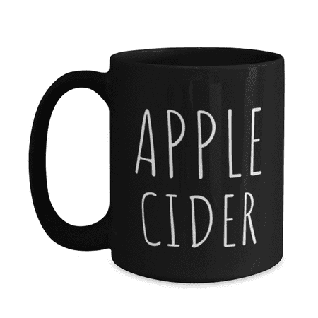

Fall Mug - Thanksgiving Mug - Apple Cider - 15oz Black