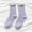 Purple-5 Pairs, variant on Womens Socks, Ruffle Turn-Cuff Casual Socks Cute Cotton Knit Frilly Sock 5 Pack