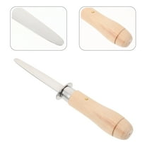 BALAHAPY Stainless Steel Shellfish Opener Khaki 1Pack 8.1x1.2x1.2In Scallop Opening