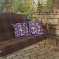thumbnail image 4 of Outdoor Pillow In Flower Pattern, 4 of 4