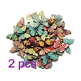 thumbnail image 1 of Youkk 100pcs 2 Holes Mixed Butterfly Wooden Button 2 Holes Button Sewing Scrapbooking DIY Craft, 1 of 3