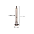 thumbnail image 3 of 1.5x15mm Small Tiny Nails Brass Bronze Tone 100 Pack, 3 of 6