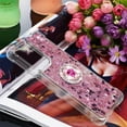 thumbnail image 6 of for Samsung Galaxy A53 5G Glitter Case with Ring Holder, Bling Sparkle Floating Liquid Soft TPU Cushion Fashion Girly Women Girls Clear Case Cover for Samsung Galaxy A53 5G  Rose Gold, 6 of 14