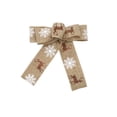 thumbnail image 2 of Grands Nœuds de Noël Rouges pour Couronnes et Arbres - Nœuds Décoratifs en Velours pour Porte d'Entrée, Emballage Cadeau et Déco des Fêtes, 2 of 6