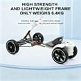 thumbnail image 2 of FLYPKIN Electric Drift Go Kart Ride On for Kids, 390W Motor 6V 4.5Ah Steel Frame, Up to 4 mph, 120 lb Weight Capacity Suit for 3-6 Years, 2 of 12