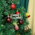 thumbnail image 3 of Juego de adornos para árbol de Navidad, 32 Uds., Mini adornos navideños de bolas rojas y doradas, decoración para árboles de Navidad, 3 of 3