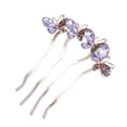 thumbnail image 5 of Eoperou Hair Comb High-end Portable Four Teeth Rhinestone Butterflies Shape Hair Clip Hair Styling Accessories, 5 of 8