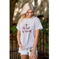 thumbnail image 4 of Jesus Christ Risen Easter Believe God Women's Plus Size Graphic Tee Brisco Brands 4X, 4 of 5