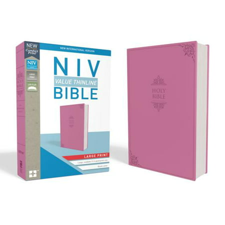 NIV, Value Thinline Bible, Large Print, Imitation Leather, (Best Journaling Bible Niv)