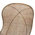 thumbnail image 5 of bali & pari Sabelle Rattan Japandi Dining Chairs, Set of 2, Greywashed, 5 of 9