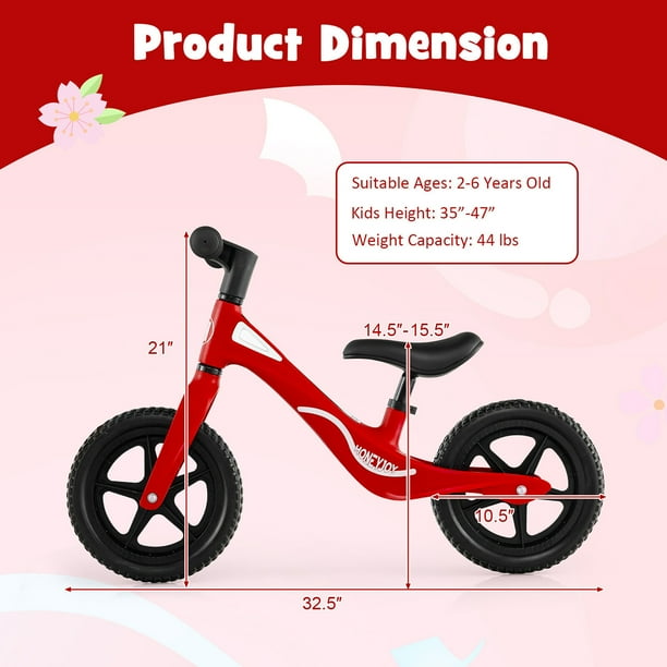 Kids red bicycle cheap