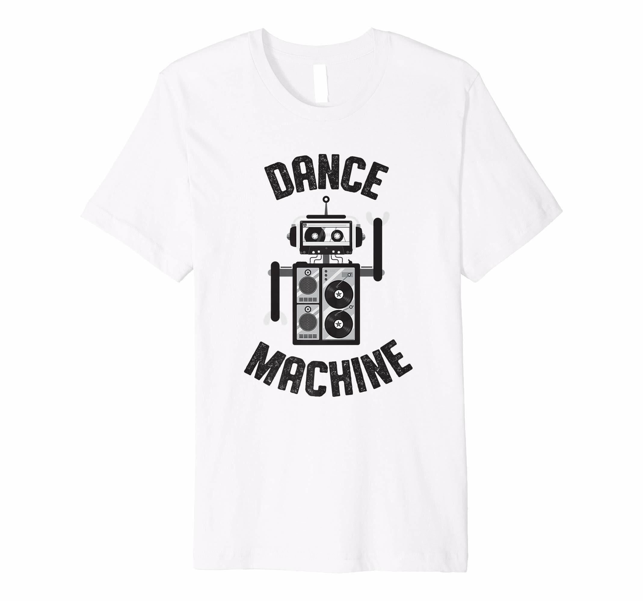 SFNEEWHO T Shirts Dance Machine Vintage 
