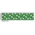 thumbnail image 3 of Tropical Fabric by the Yard, Exotic Plumeria Flower Petals on Palm Leaves Jungle Nature Hipster Graphic, Upholstery Fabric for Dining Chairs Home Decor Accents, Fern Green Mustard by Ambesonne, 3 of 5