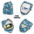 thumbnail image 5 of Swimmer Fish Sea Travel Laptop Backpack Casual Daypack Lightweight Bookbag Compartment for Business, 5 of 7