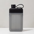 thumbnail image 2 of CSChome Bouilloire de Sport 450ml Bouteille de Sport Résistante à la Chaleur, Étanche, Anti-Chute, Transparente, Créative, Carrée, Plate, pour Sports Extérieurs, 2 of 7