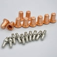 thumbnail image 5 of 24pcs IPT-40 Plasma Cutting Torch Consumables Kit – Includes 1.0mm Tips, Electrodes, Shield Caps, Stand-Offs & Swirl Rings – Compatible with CUT-55, CUT-65 Plasma Cutters, 5 of 8