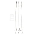 thumbnail image 2 of S SERENABLE 3pcs Ready Tied Carp Fishing Rigs - Barbed Hook Assembled Rigs Hook Size 6, 2 of 9