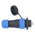 thumbnail image 3 of Conector de alimentación a prueba de agua, enchufe a prueba de agua IP68, enchufe industrial, enchufe de aviación, rendimiento finamente ajustado, 3 of 8