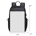thumbnail image 3 of FUZHIQ School Backpack for 7th 8th 9th 10th Grade, Minimalist Multi Pocket Bookbag with Water Resistant Fabric & Padded Straps, Large Capacity Middle High School Backpack, Dark Blue, 3 of 4