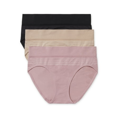 

Warners Blissful Benefits Dig-Free Seamless Hipster 3-Pack RU7323W