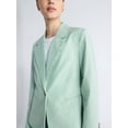 thumbnail image 5 of Free Assembly Women's and Women's Plus Single Breasted Cotton Blazer, Sizes XS-4X, 5 of 6